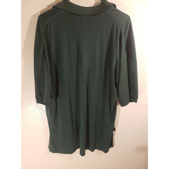 VTG 90s Knights Of The Round Table Logo Polo Golf Shirt Mens XL Green - Picture 8 of 8